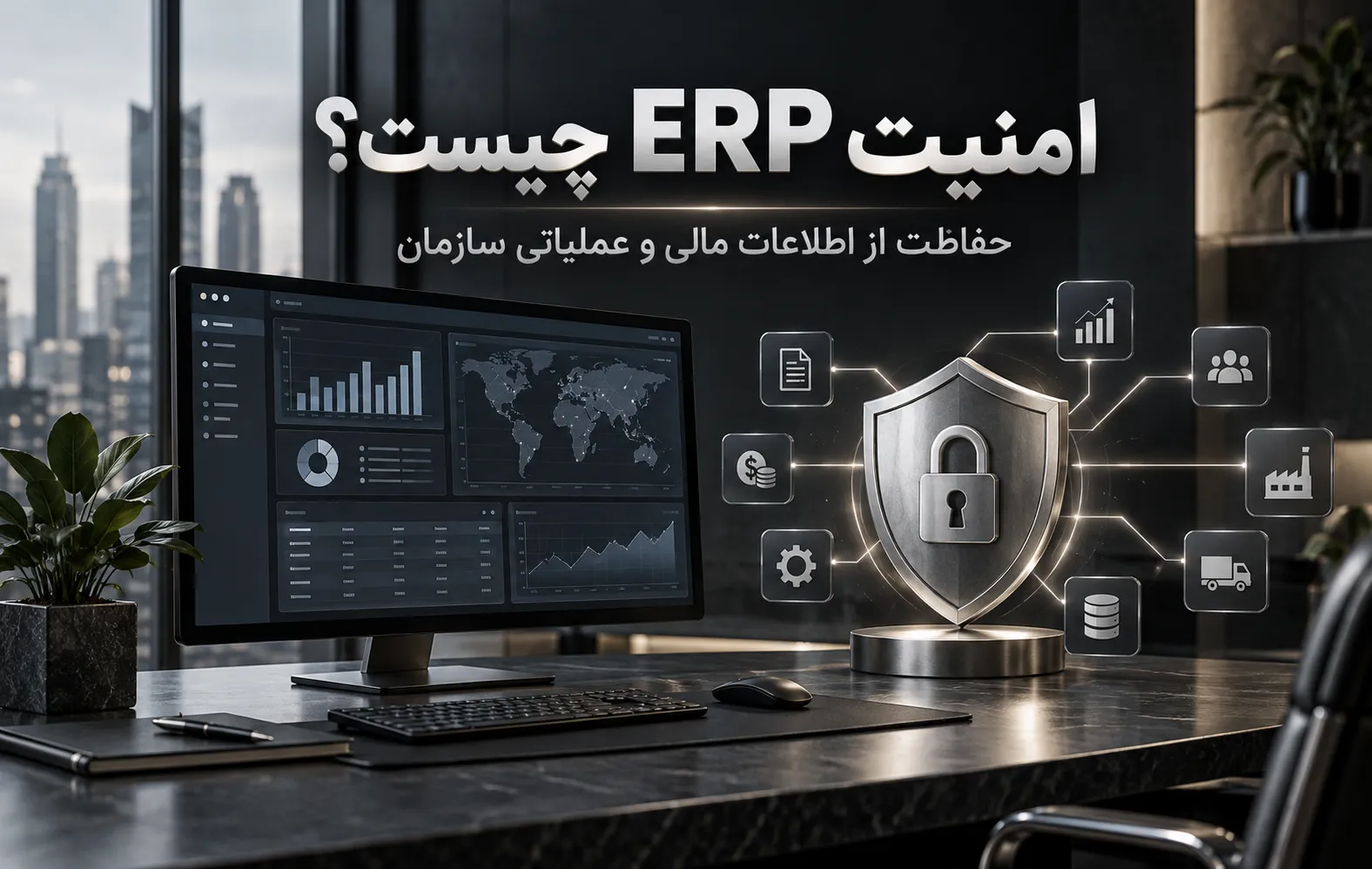 امنیت ERP چیست؟ چگونه از اطلاعات مالی و عملیاتی سازمان محافظت کنیم؟